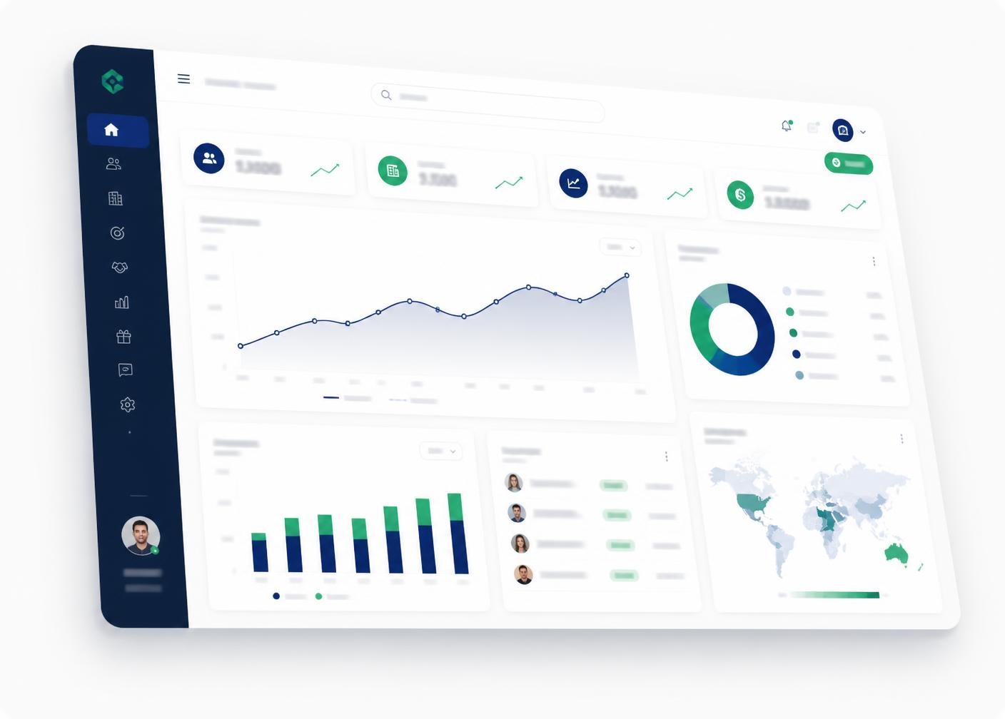 Lead Eminence partner dashboard showing revenue trends, conversion breakdowns and partner activity